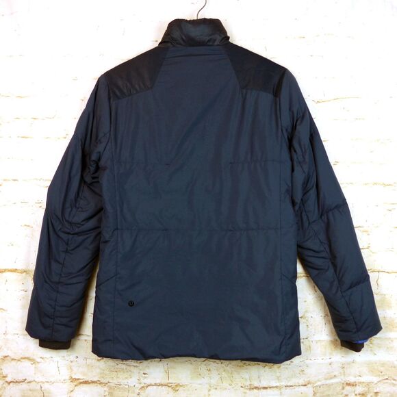 Lululemon Jacket Men S Navy Blue Goose Down Puffer Feather Insulated Retro Y2K - Picture 2 of 16